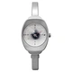 Silver Bangle Abstract Dial Watch
